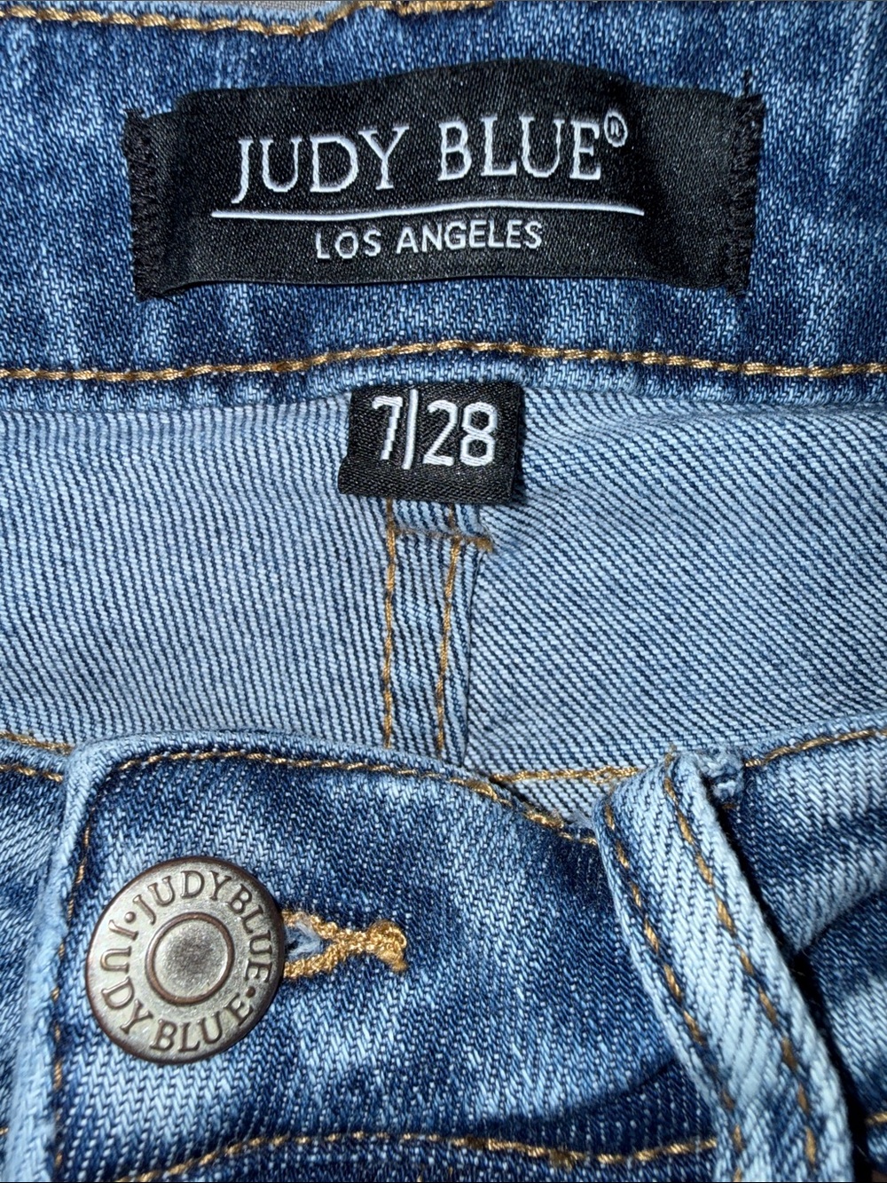 Judy Blue Light Wash Flare Jeans - Picture 2 of 4